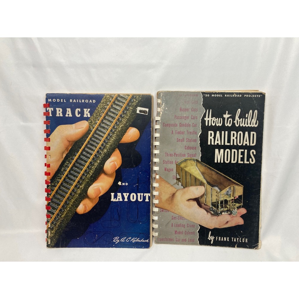 Vintage Model Railroad Books: Track‎ & Layout & How to Build Railroad Models